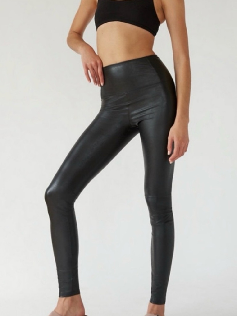 33- Wilfred faux leather leggings size small - fabric from Japan